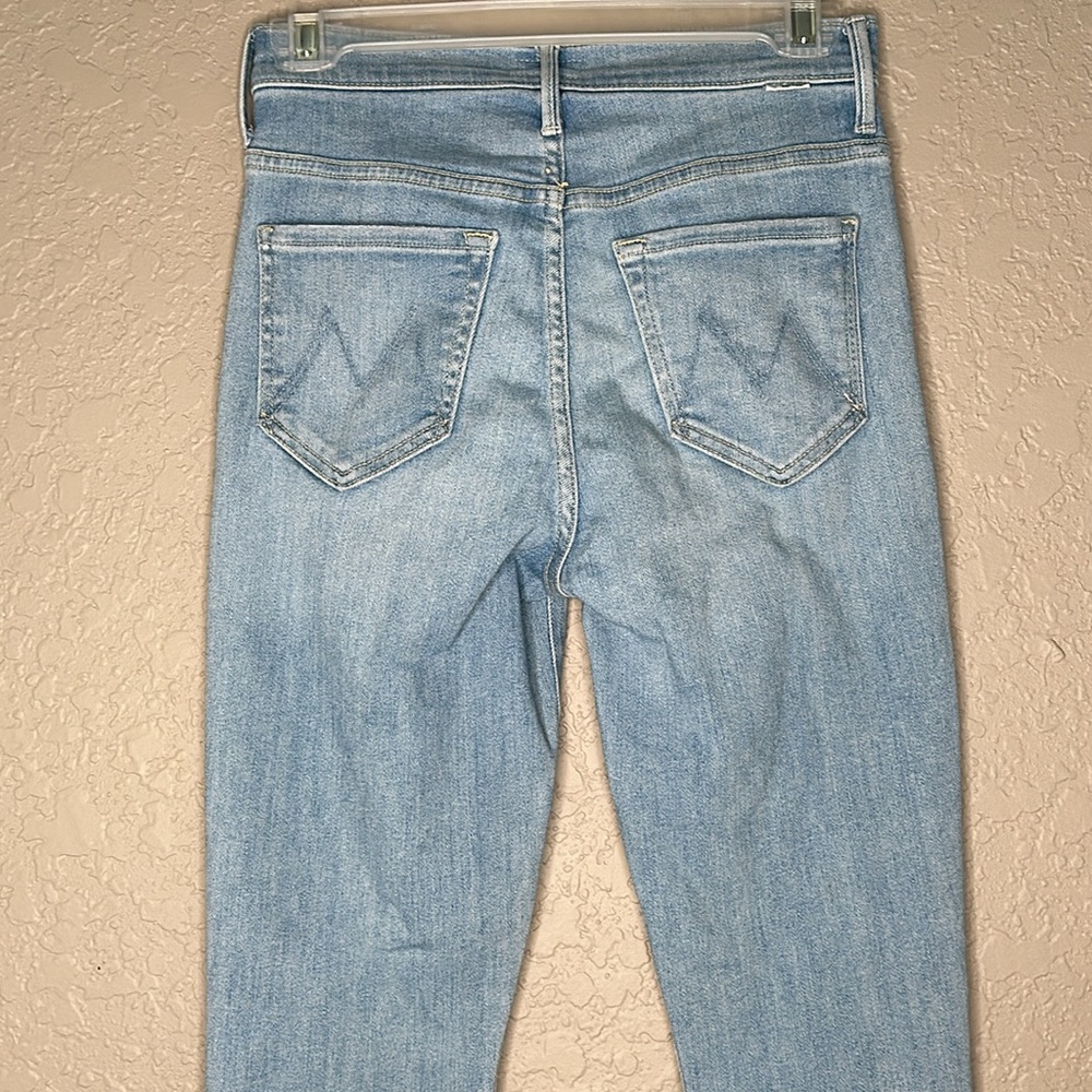 MOTHER The Stunner Ankle Fray in Crafty Side sz 25 - Picture 9 of 14